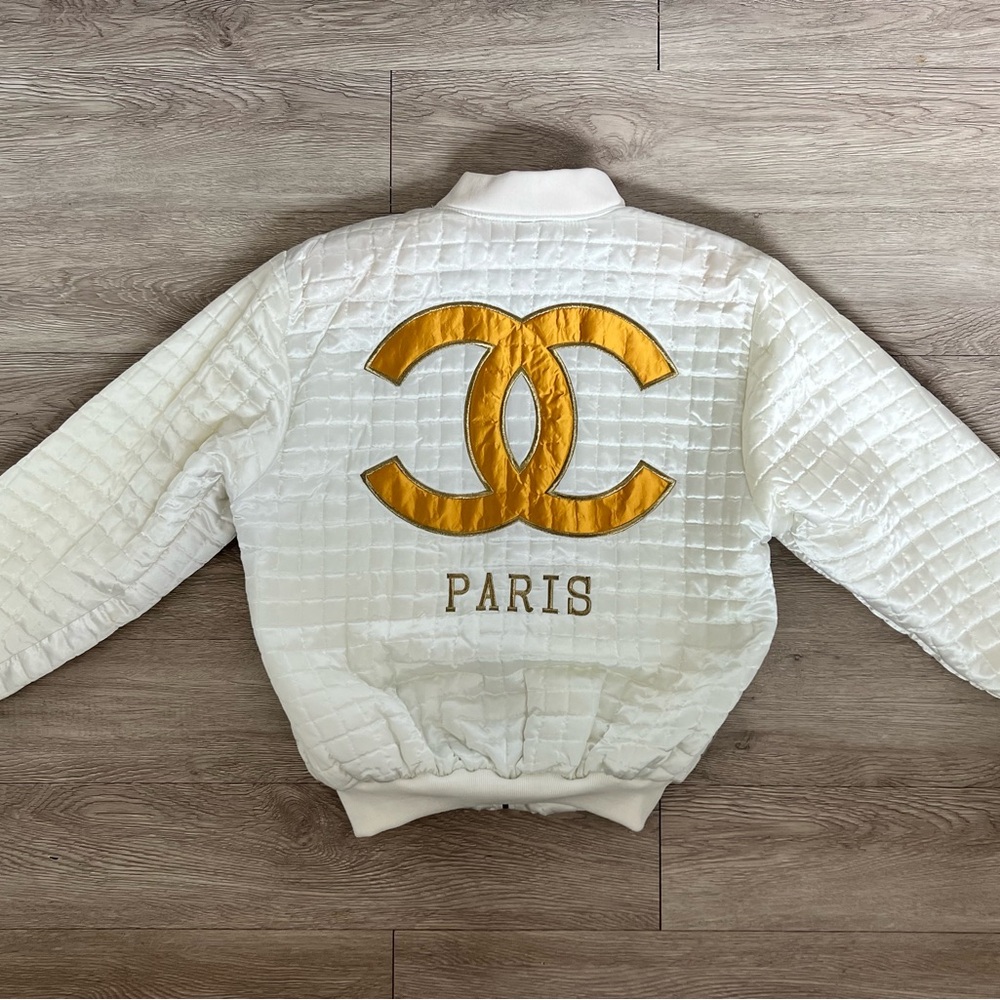 Vintage 1990s Chanel unisex Bomber Jacket M/L